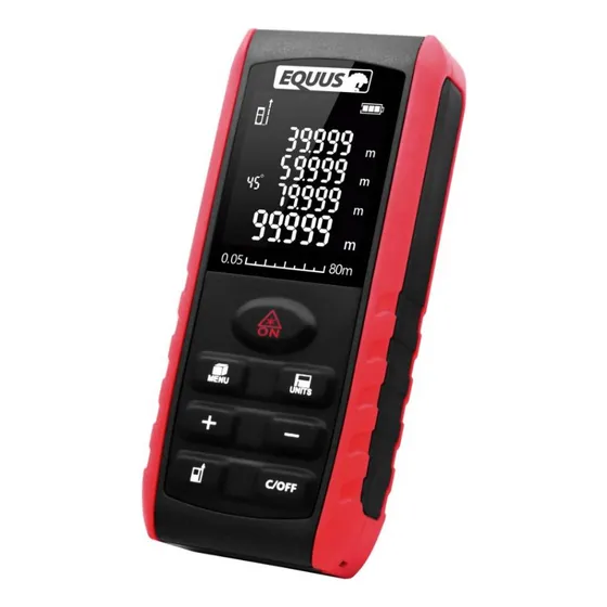 Medidor Digital De Distancias Láser Equus 70m Memoria
