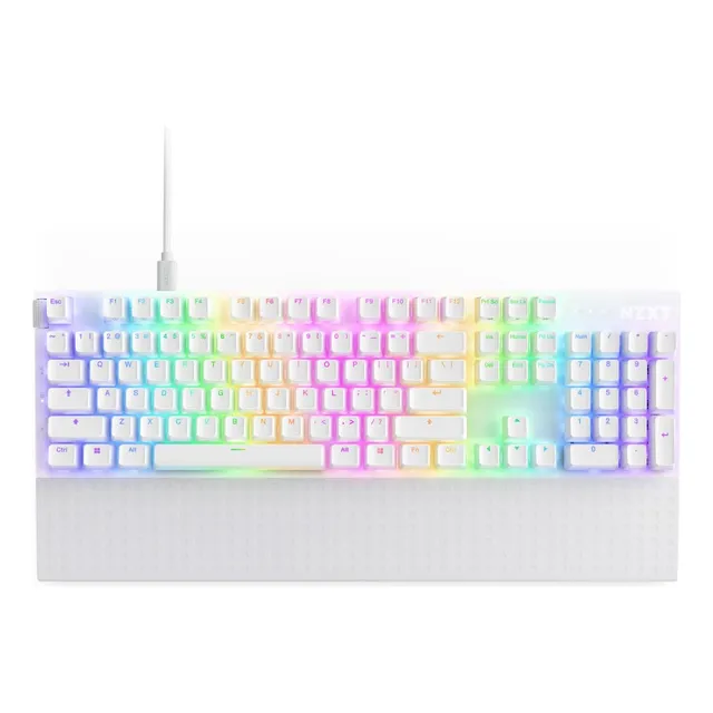 Teclado Gaming Nzxt Function 2 - Rgb, Hot-swappable, Blanco