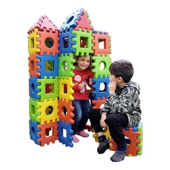 Bloques Encastres Didácticos. Rompecabezas Super Gigante!