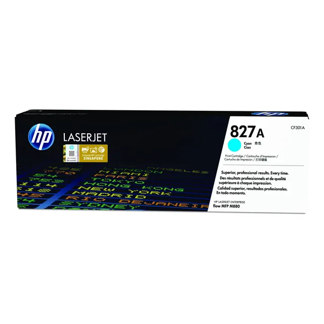 Tóner Hp 827a Cian, 32.000 Páginas Cf301a