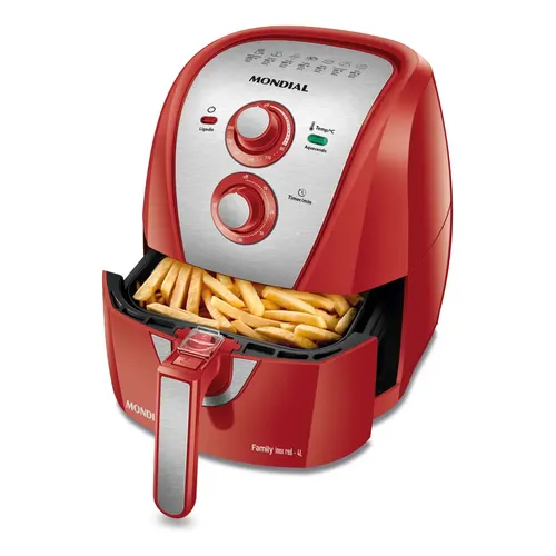 Fritadeira Air Fryer Sem Óleo Easy Fryer 2,4 L Vermelha Pfr-905