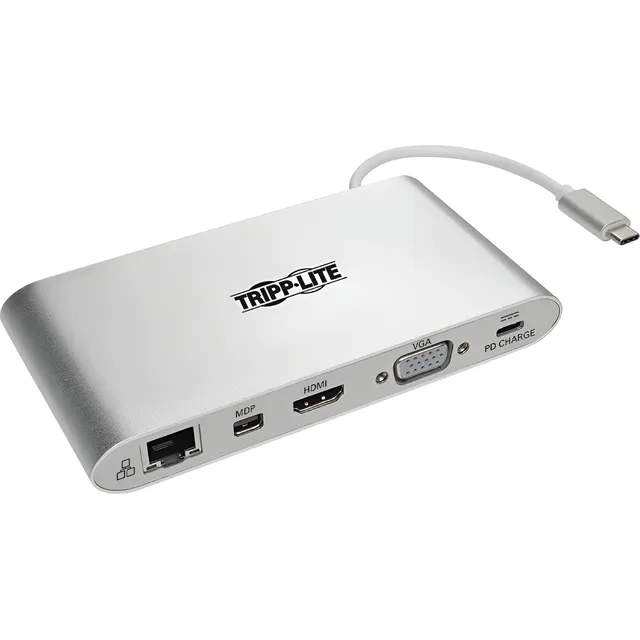 Hub Usb C 11 En 1 Usb 3.0 Hdmi Rj45 Audio Sd/msd Tripplite