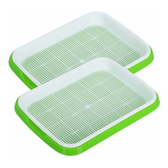 2* Bandeja Microgreens Germinador Almaciguera De Semilla