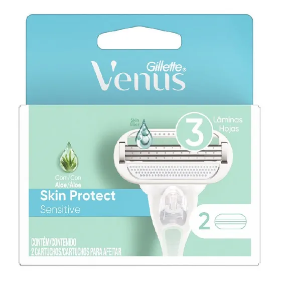 Repuesto Cabezal Para Gillette Venus Sensitive X 2 U