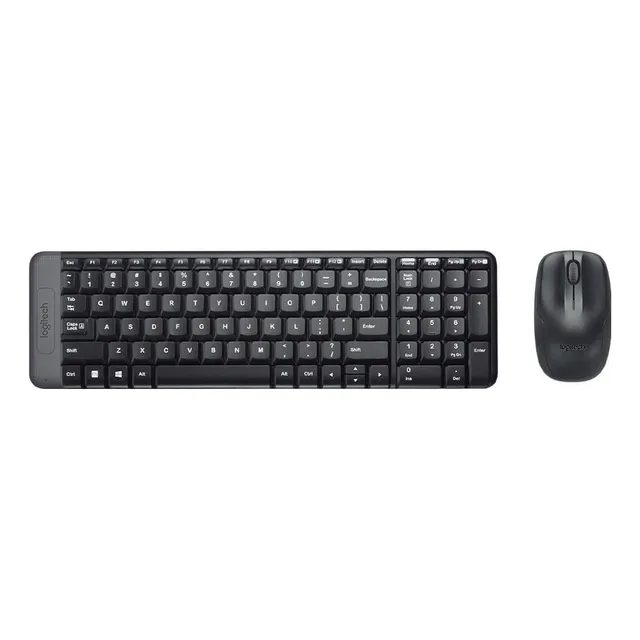 Kit Logitech Mk220 Teclado Y Mouse Membrana Bluetooth, Negro