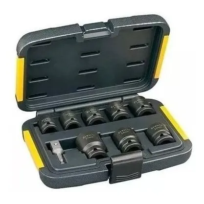 Set Dados De Impacto Dewalt 9pcs Enc 1/2 Adapt 1/4 - Ynter