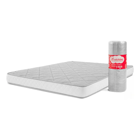 Colchão Casal Ortopédico de Espuma D33 a Vácuo 138x188cm BF Colchões