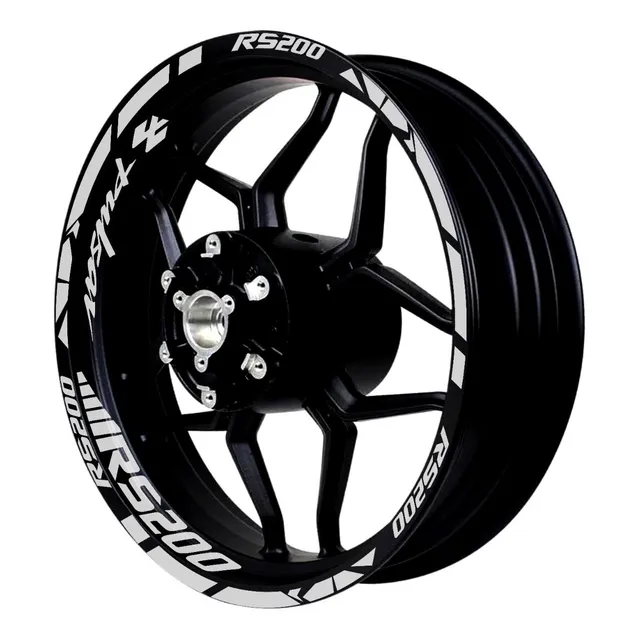 Calcomanias Stickers Para Rines Pulsar Rs Reflejante Neon Ss