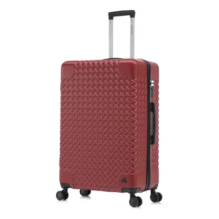 Mala Viagem Grande 32kg Allabard Cargo Abs Premium Vermelho Vermelho