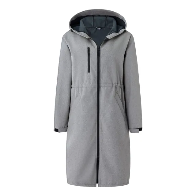 Parka Natacion Unisex Impermeable Larga Calida Bata