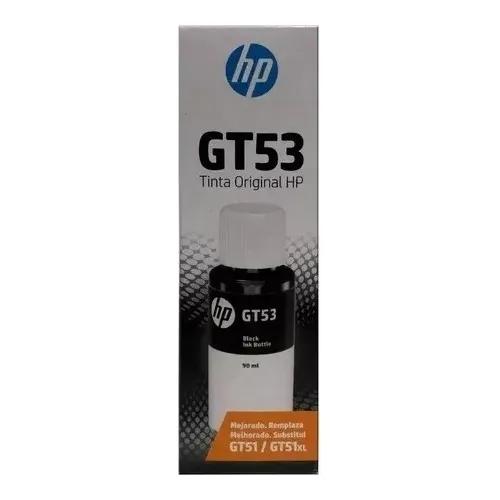 Botella Tinta Hp Gt51 / Gt53 Negro 90ml 1vv22al Original 