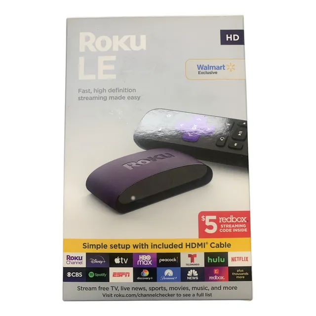 Roku Le Hd Streaming Hdmi Tv Netflix Youtube Hbo Smart Tv