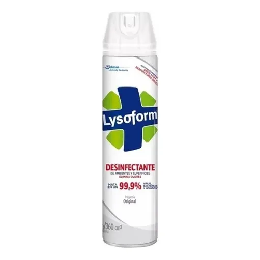 Desinfectante Ambiente Lysoform Original 380cc X12u