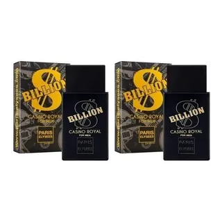 Kit 2 Billion Casino Royal 100 ml Paris Elysses- Atacado Kit 2 Billion Casino Royal 100 ml Paris Elysses- Atacado