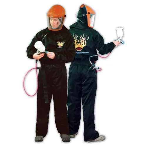 High Teck Traje Aerosol Fibra Carbono Para Pintura Estatica