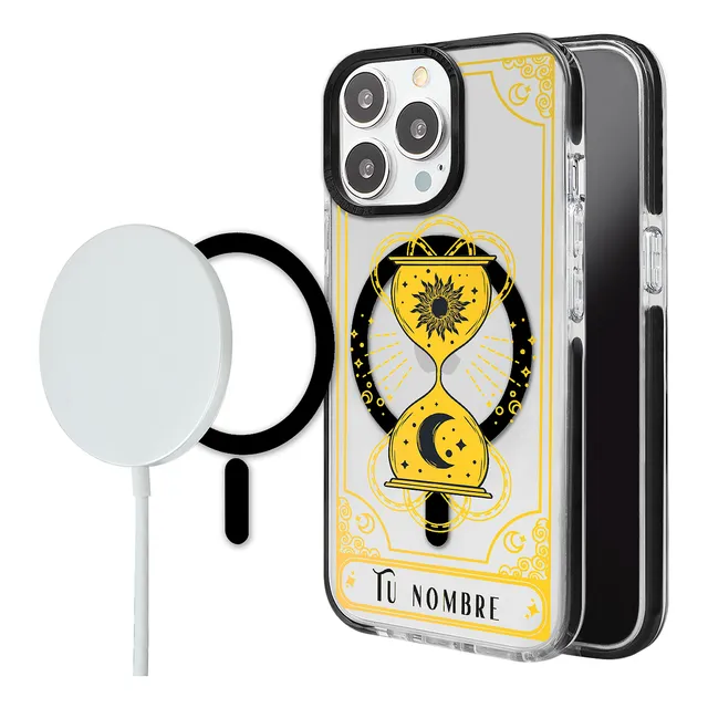 Funda Para iPhone Magsafe Carta Reloj De Arena Sol Luna