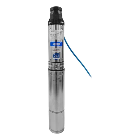Bomba De Agua Sumergible 0.5 Hp Adelino 4sem2/5t 370w 4pul Color Acabado Metal