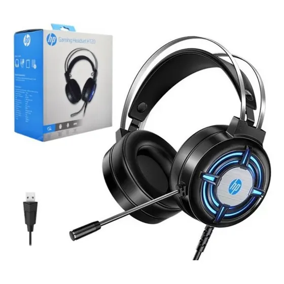 Audífono Gamer Hp Con Micrófono Usb Y Luces Led