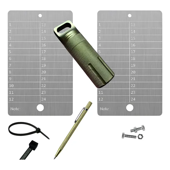 2 Carteira Cripto-aço Inox+protetor Ledger Nano S/x Kit