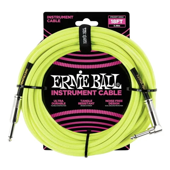 Cable Plug 1/4 De Ernie Ball 5,6 Metros