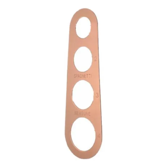 2 Herramienta Medidora De Espaguetis De Acero Oro Rosa