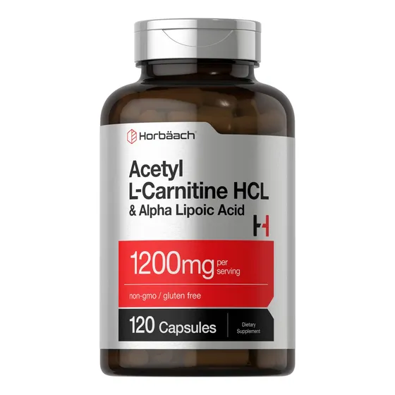 Suplemento Horbäach Acetil L Carnitina Hcl Y Alfa Lipoico Ac