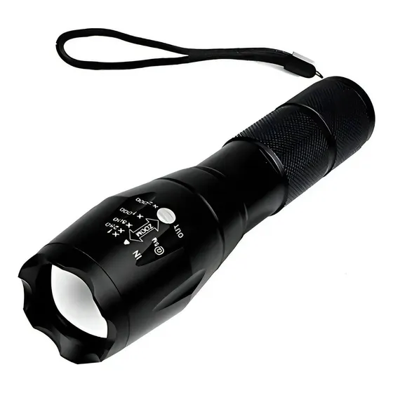 Linterna Led Recargable Caza Potente Linterna Tactica Militar Linternas Recargables Tactica De Bolsillo Linternas Tacticas Qatarshop