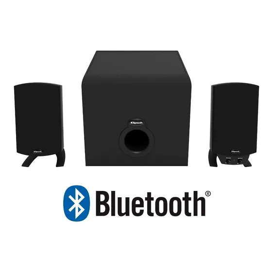 Cornetas Para Pc Speakers Klipsch Promedia 2.1 Bluetooth 