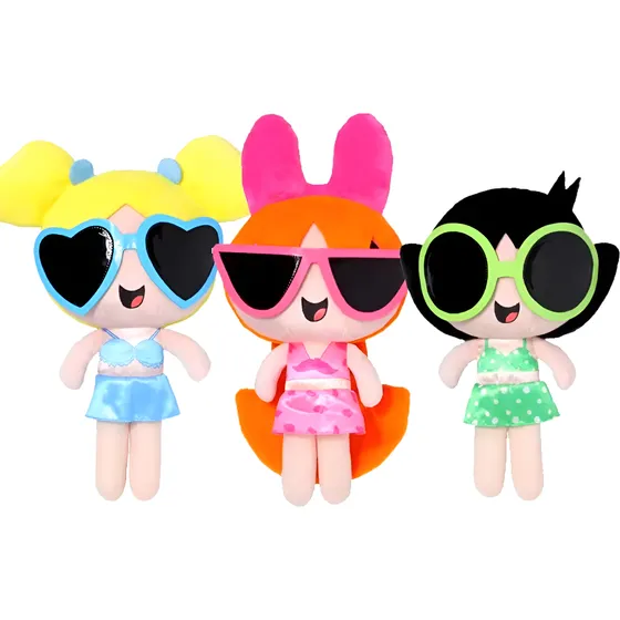 Set Playa Las 3 Chicas Superpoderosas Gafas De Sol 22cm