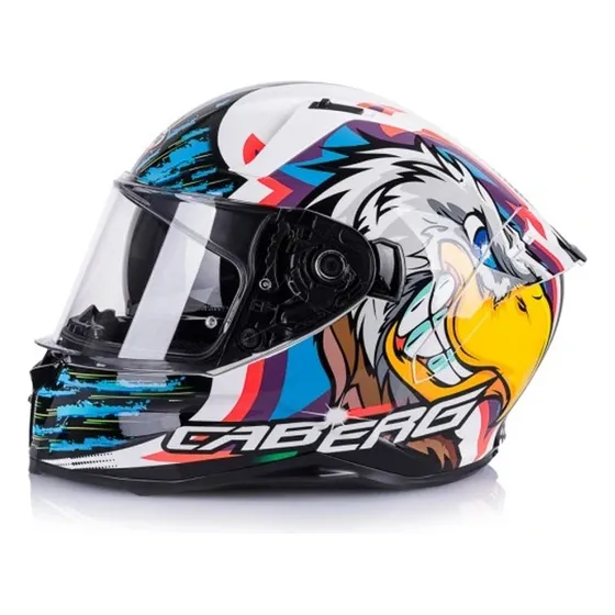 Casco Caberg Integral Avalon Hawk Dobl Visor Brillo Mg Bikes