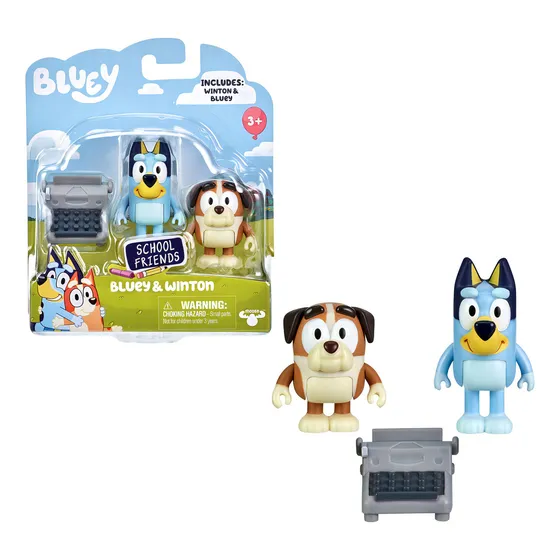 Bluey Pack 2 Figuras - Bluey Y Winton
