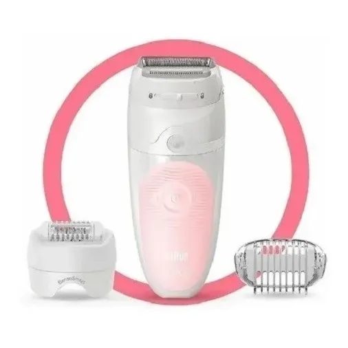 Braun Silk-épil 5-620 Wet & Dry Depiladora Cabezal Rasurado Color Blanco