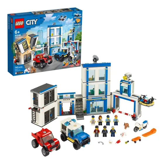 Juguete Lego City 60246 De La Comisaría De Policía Con Perso