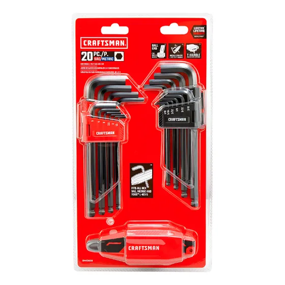 Juego De Llaves Allen  Hexagonales Craftsman