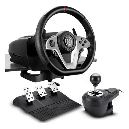 Kit Racing Kalkan G500 Proracing Volante, Pedais E Câmbio Preto