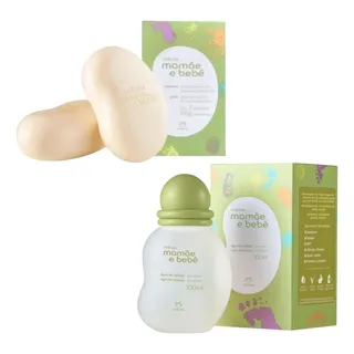 Natura MamĂŁe E BebĂȘ Tradicional ColĂŽnia 100ml + Sabonete Natura MamĂŁe E BebĂȘ Tradicional ColĂŽnia 100ml + Sabonete