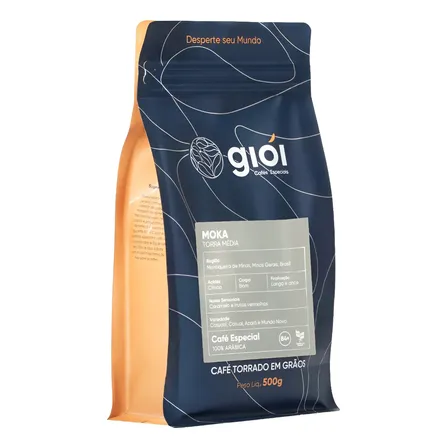 Giói Café Especial 100% Arábica Grãos Moka 500g