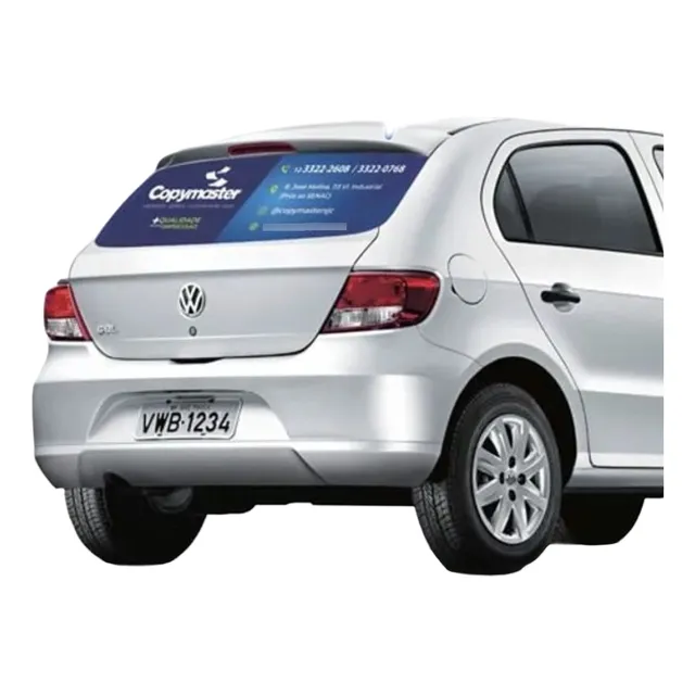 Adesivo De Carro Vidro Traseiro  Com Sua Logomarca 136x65