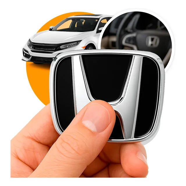 Emblema Volante New Civic City Fit Hrv Crv Adesivo Simbolo