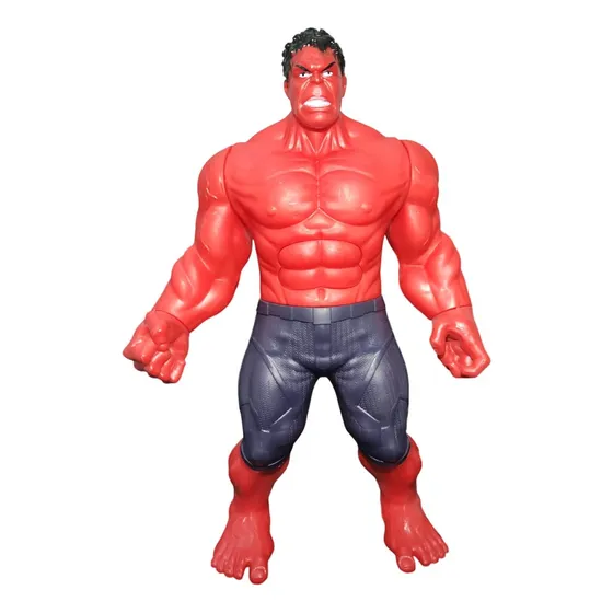 Muñeco Hulk Rojo Avengers Luz Sonido Alternativo 30cm