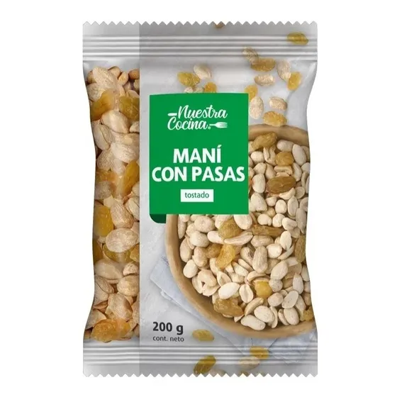 Maní Con Pasas Nuestra Cocina 180 G