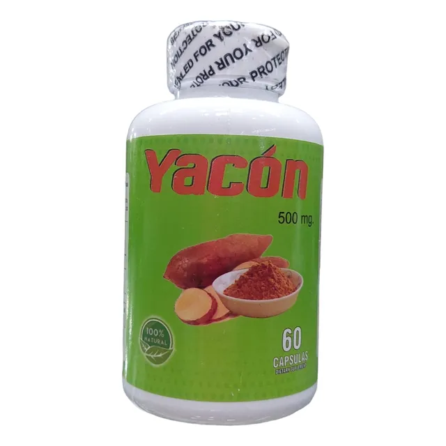 Yacon X 60 Cap De 400 Mg Extracto Pulverizado