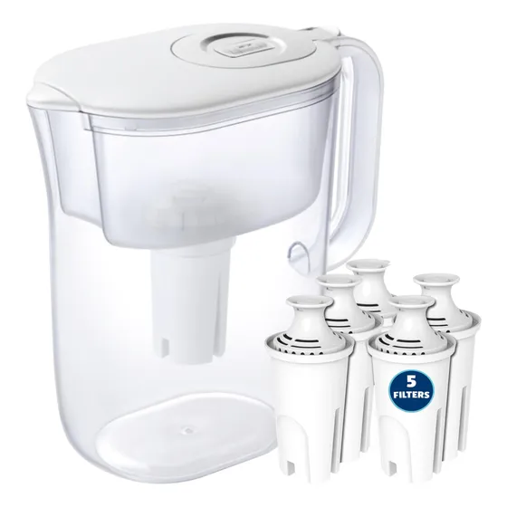 Jarra Filtradora De Agua Joey'z 10 Tazas Con 5 Filtros