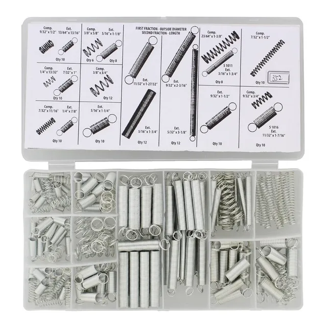 Surtido De Resortes - Kit 200 Pcs. - Davidson