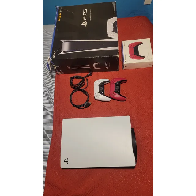 Sony Playstation 5 Digital 1tb + 2 Joysticks + Fifa 24
