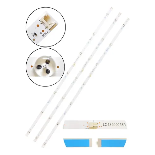 Kit Barras De Led Tv Hq Hqs32nkh Bmtc32d06-zc62ag-03d | MercadoLivre