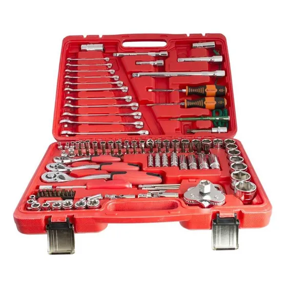 Juego Dados 121pcs 1/4 3/8 1/2  Metrico Torin // Ferrenet