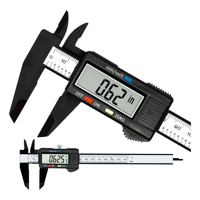 Pie De Metro Digital 150mm / 6 Caliper Pantalla Lcd A Pilas