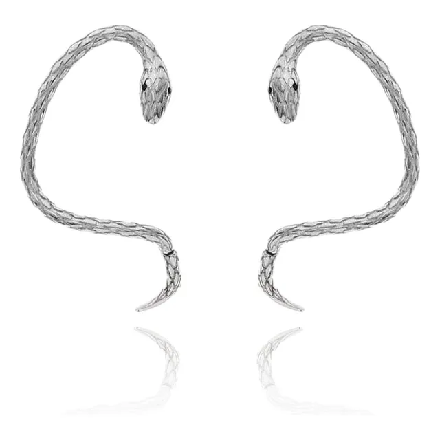 Pendientes De Serpiente Para Mujer, Aretes De Oreja De De De
