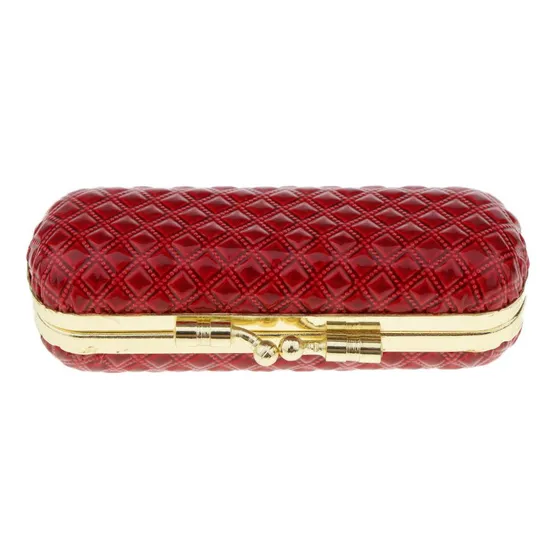 Caja De Lápiz Labial Portátil De Moda, Caja De Espejo